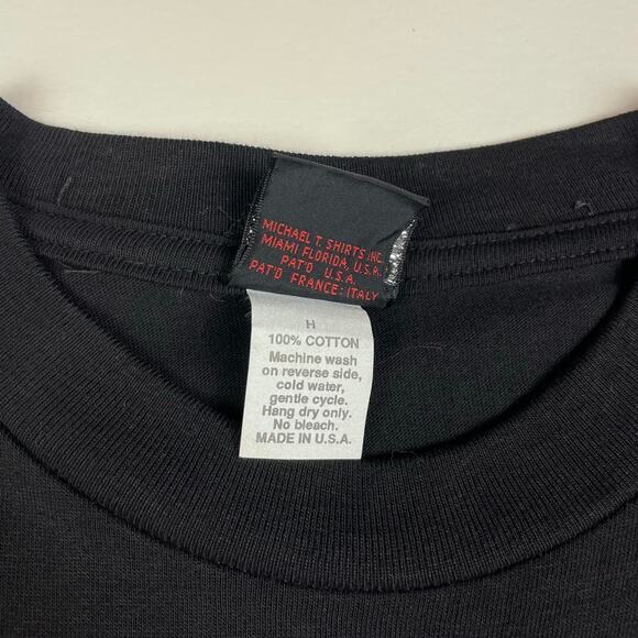 Vintage New Years Celebration Millennium USA 2000 Y2K Flag Shirt Size Medium - Picture 8 of 8